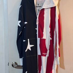 OnePiece Black and Red Star Onesie